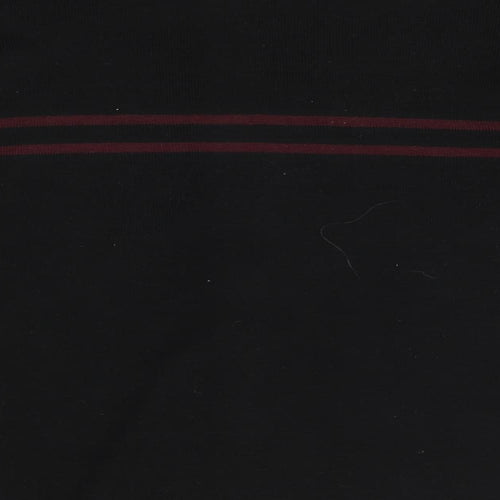 Preworn Womens Black   Full Zip Jumper Size L