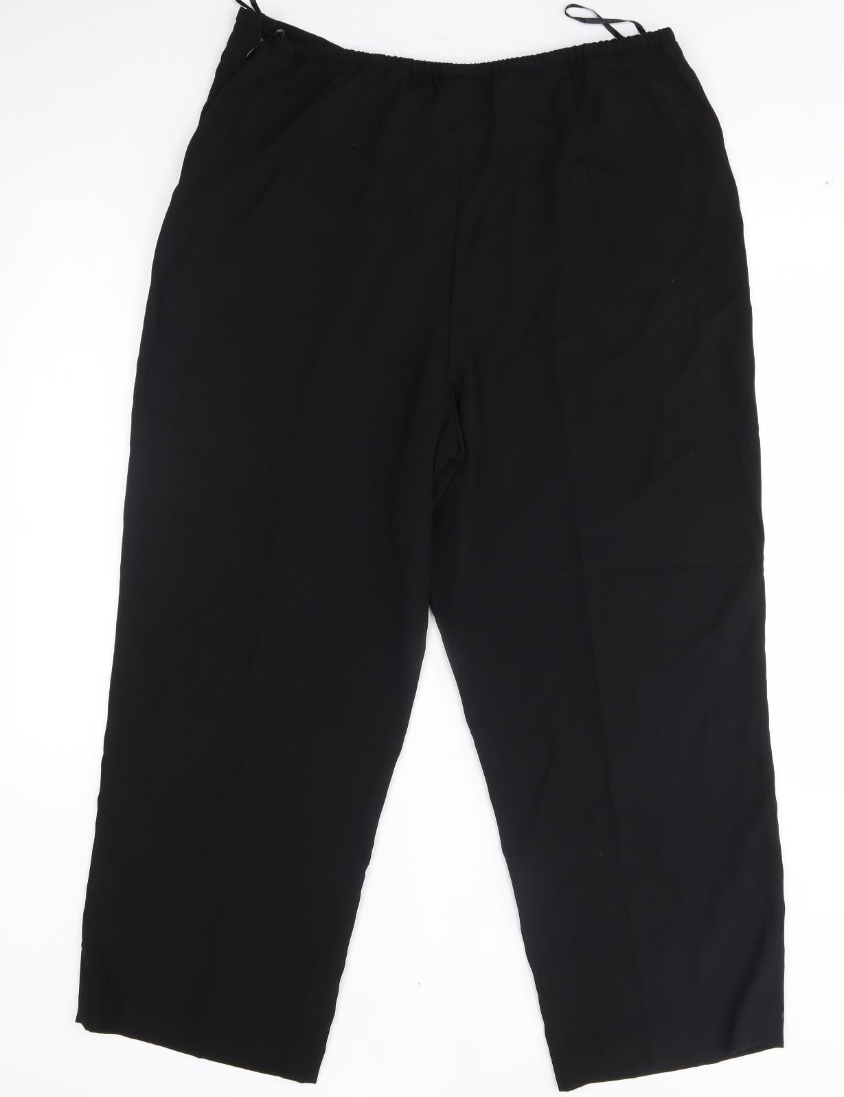 Eastex Womens Black   Trousers  Size 20 L26 in