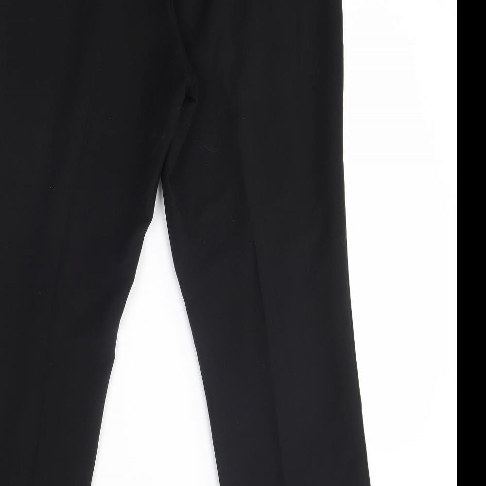 Mia Moda Womens Black   Trousers  Size 10 L28 in