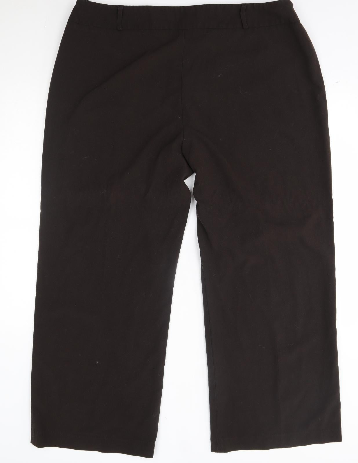 Debenhams Womens Brown   Trousers  Size 20 L29 in