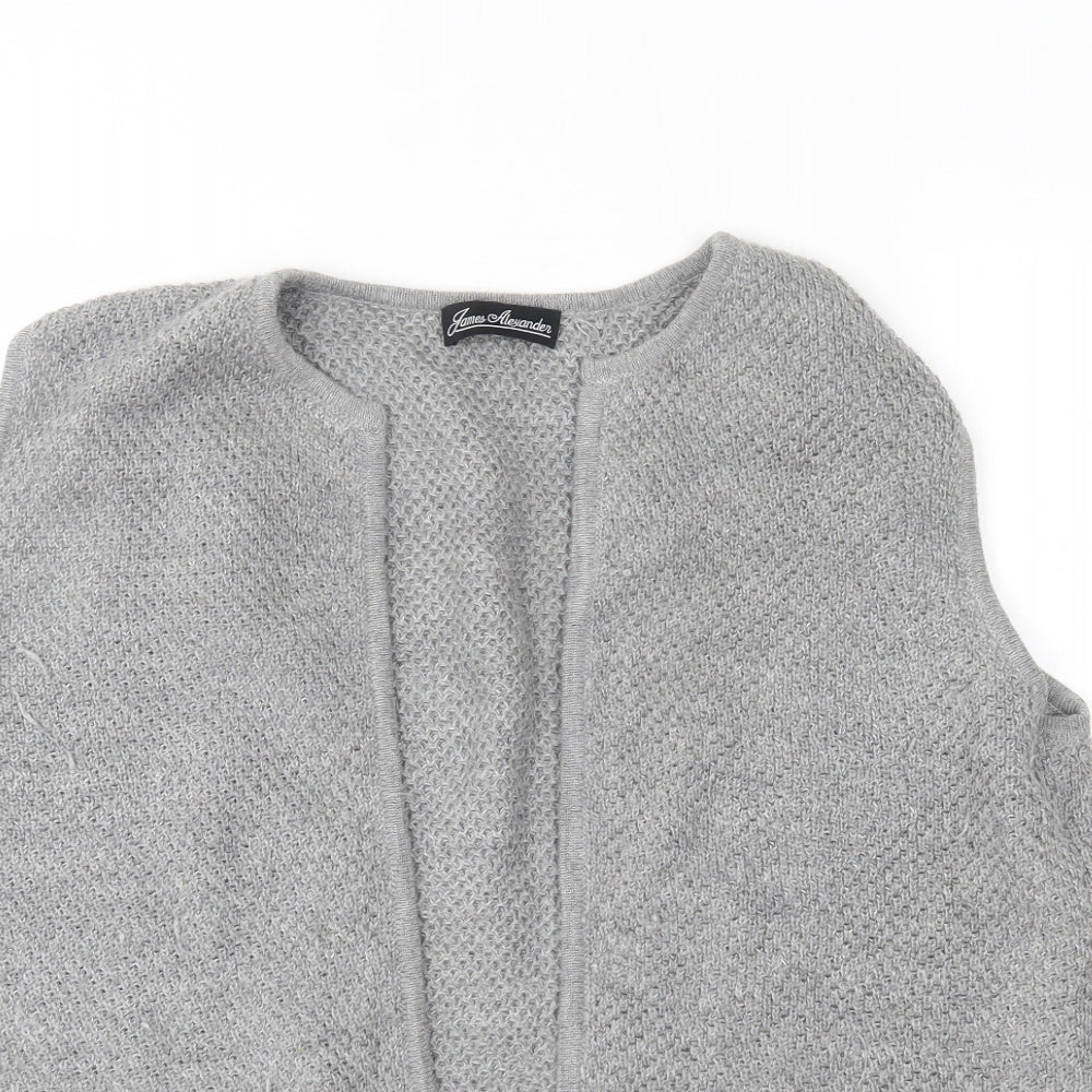 James Alexander Womens Grey   Cardigan Jumper Size L