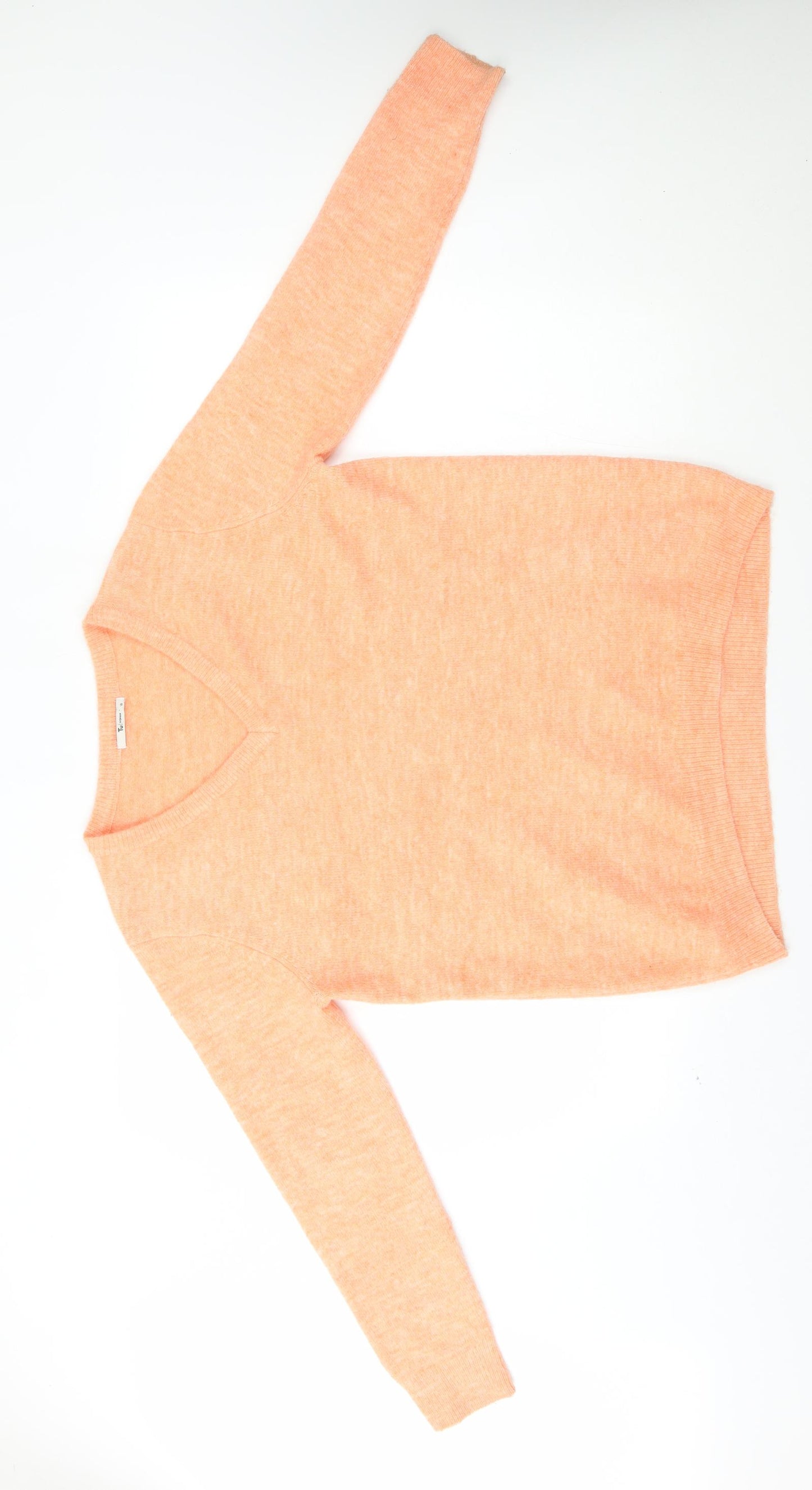 TU Womens Orange   Pullover Jumper Size 16