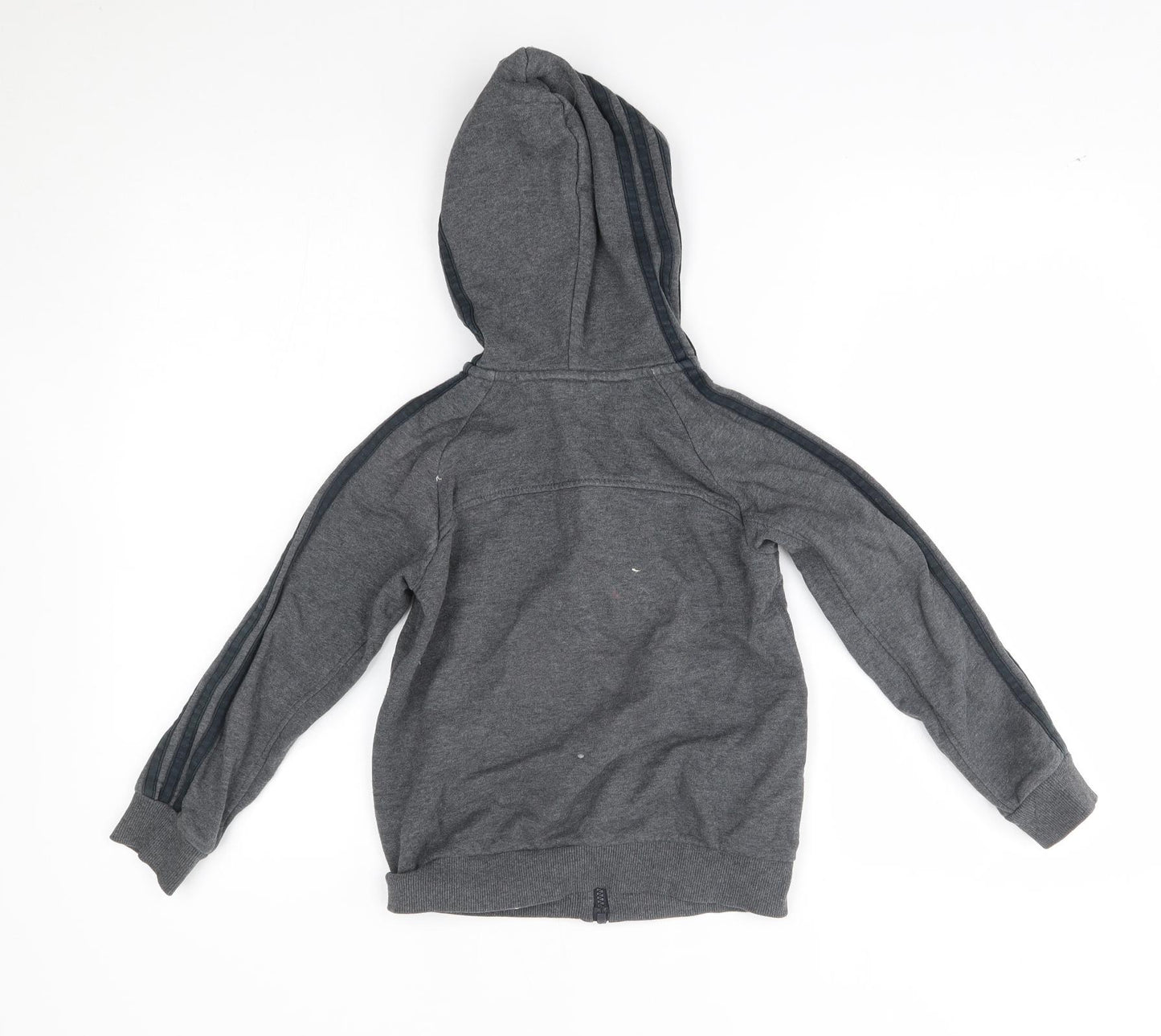 adidas Boys Grey   Pullover Hoodie Size 7-8 Years