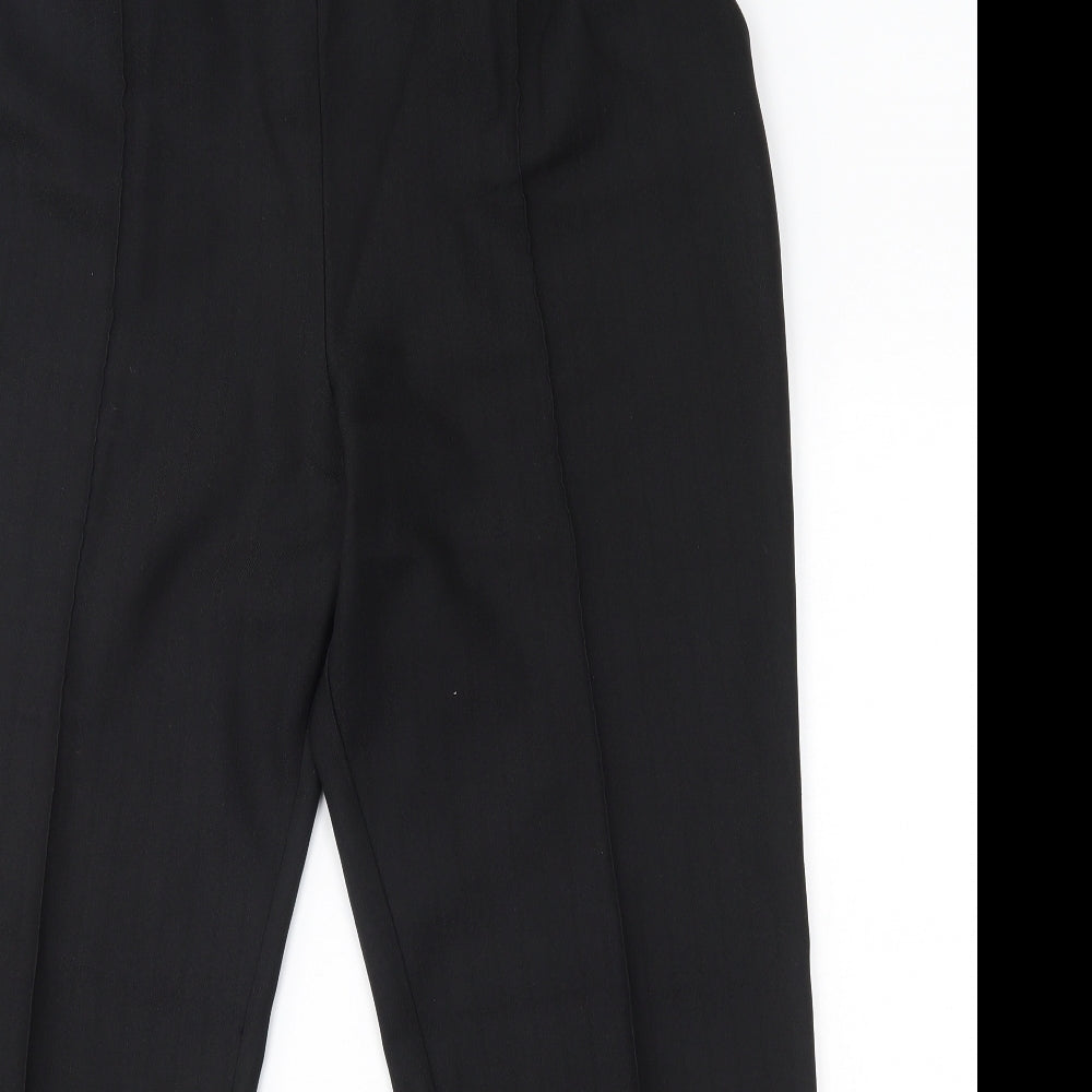 M&S Womens Black   Trousers  Size 16 L26 in