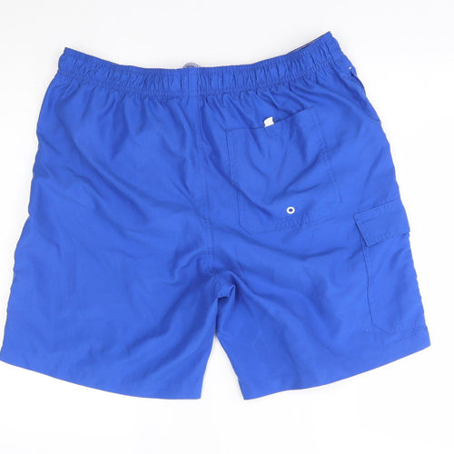 Peacocks Mens Blue   Bermuda Shorts Size XL - swim