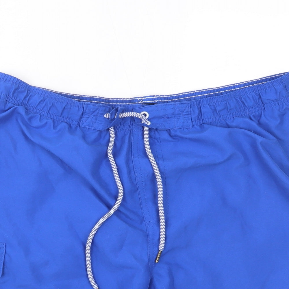 Peacocks Mens Blue   Bermuda Shorts Size XL - swim