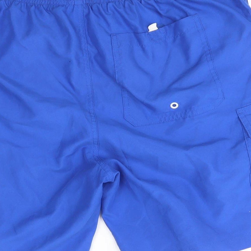 Peacocks Mens Blue   Bermuda Shorts Size XL - swim
