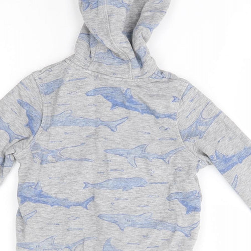TU Baby Grey   Full Zip Jumper Size 12-18 Months  - hoodie