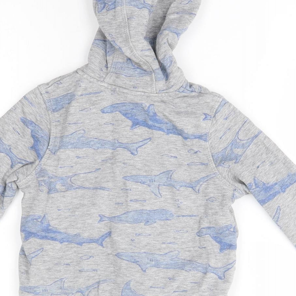 TU Baby Grey   Full Zip Jumper Size 12-18 Months  - hoodie