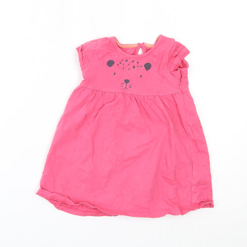 F&F Girls Pink   Basic Blouse Size 9-12 Months