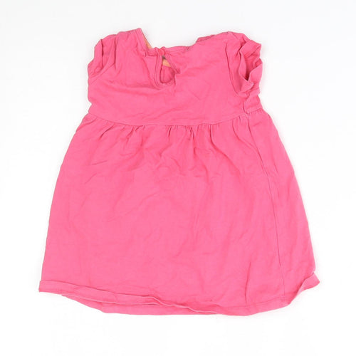 F&F Girls Pink   Basic Blouse Size 9-12 Months