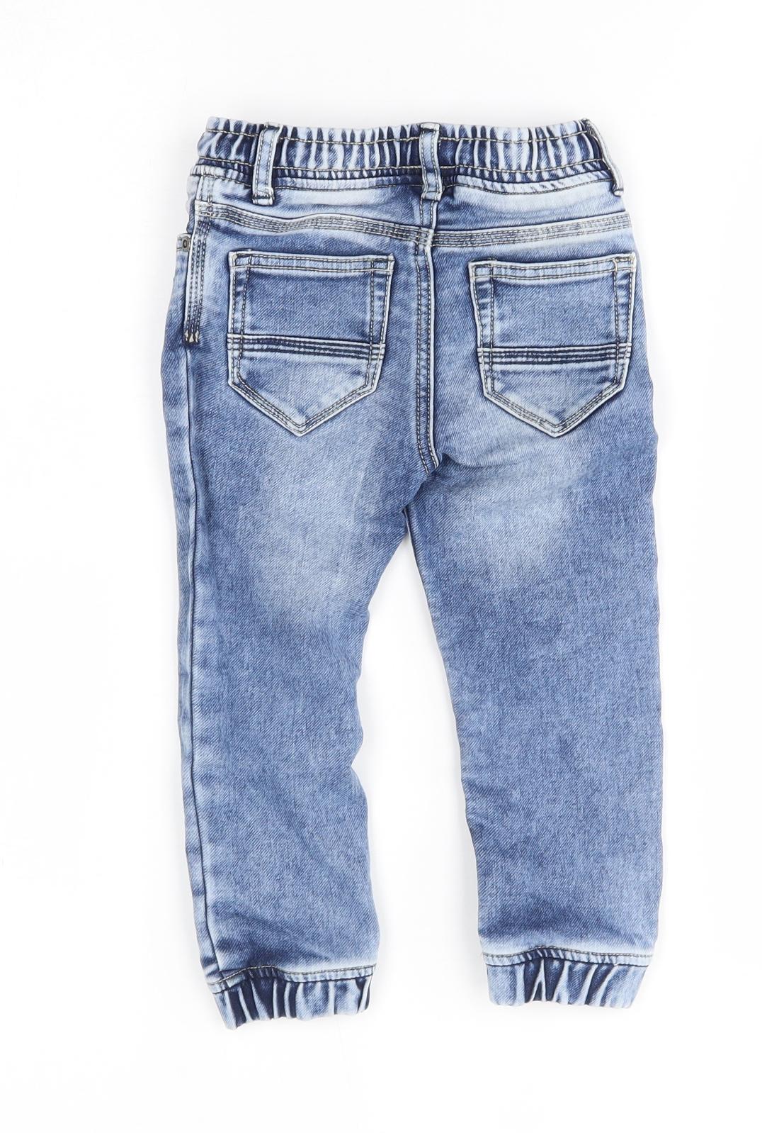 TU Boys Blue   Straight Jeans Size 2-3 Years - jogger style