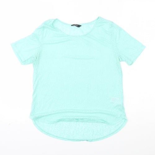 F&F Womens Blue   Basic T-Shirt Size 10  -