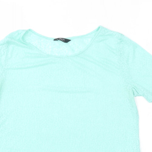 F&F Womens Blue   Basic T-Shirt Size 10  -