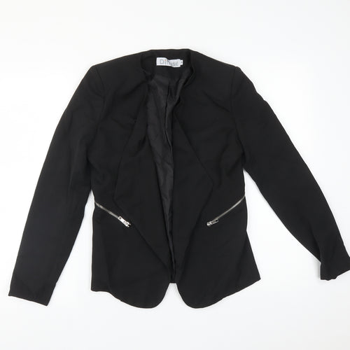 DIFFUSE Womens Black   Jacket Blazer Size 8