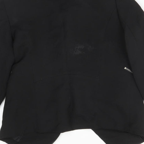 DIFFUSE Womens Black   Jacket Blazer Size 8