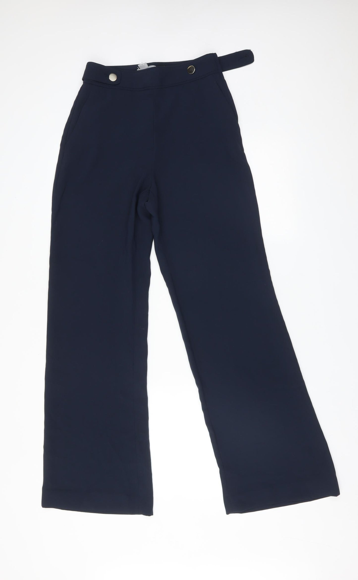 H&M Womens Blue   Trousers  Size 6 L31 in