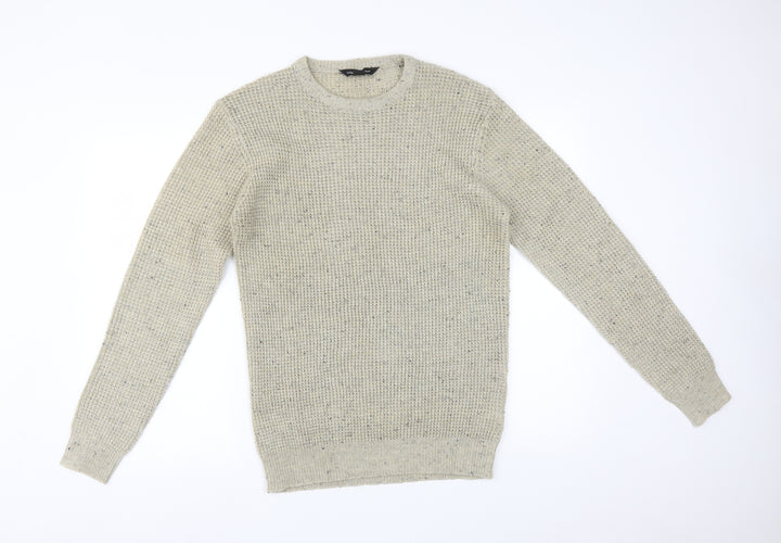 Cedar Wood State Mens Beige   Pullover Sweatshirt Size XS