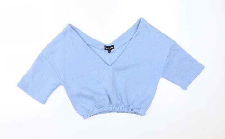 PRETTYLITTLETHING Womens Blue   Pullover Jumper Size S