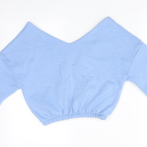 PRETTYLITTLETHING Womens Blue   Pullover Jumper Size S