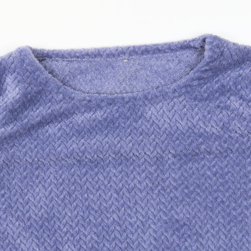 George Womens Purple Striped  Pullover Jumper Size 14