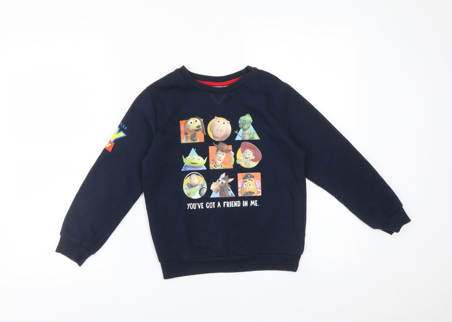 Primark Boys Blue   Pullover Sweatshirt Size 7-8 Years  -  TOY STORY