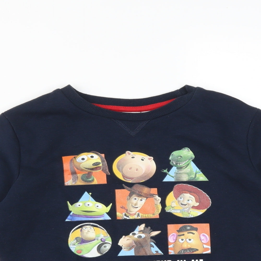 Primark Boys Blue   Pullover Sweatshirt Size 7-8 Years  -  TOY STORY