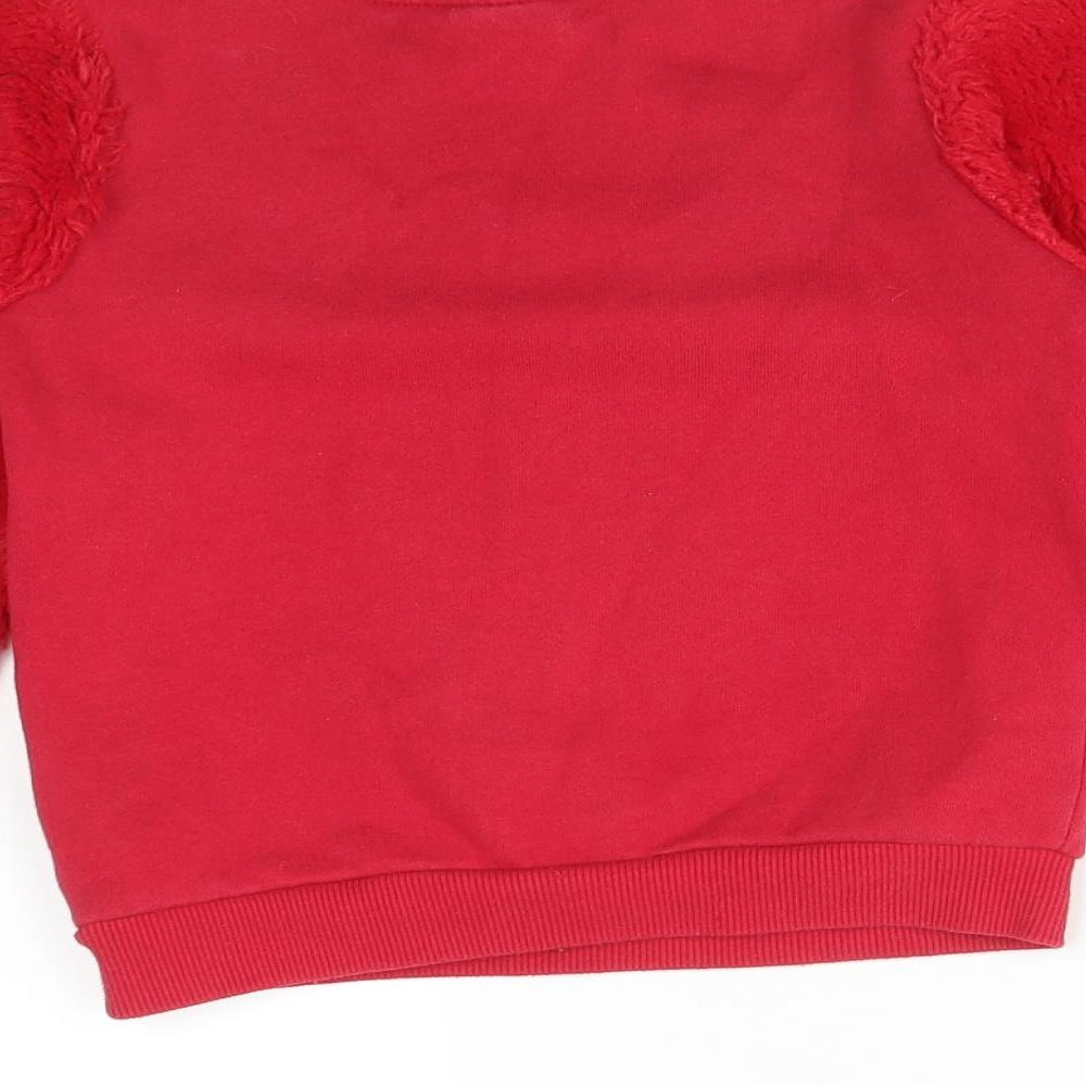 George Girls Red   Pullover Sweatshirt Size 5-6 Years  - MINNIE MOUSE