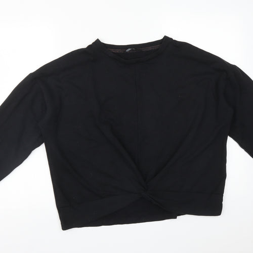 George Womens Black   Pullover Sweatshirt Size M