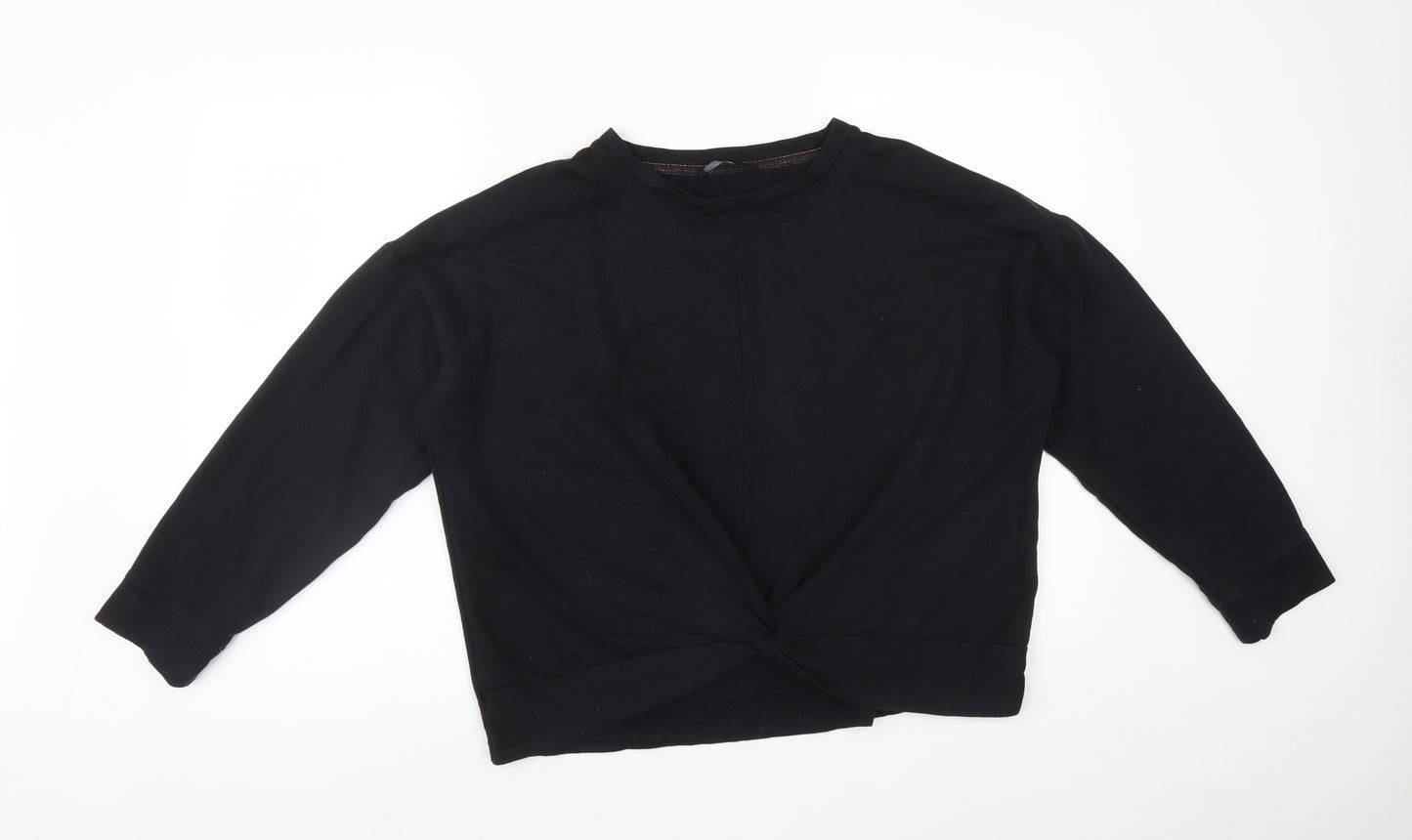 George Womens Black   Pullover Sweatshirt Size M