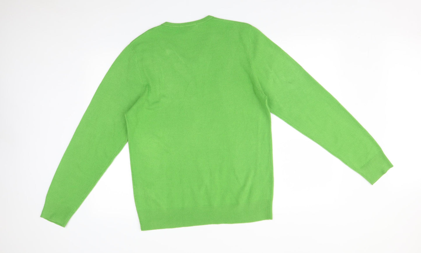 M&S Mens Green   Pullover Sweatshirt Size M