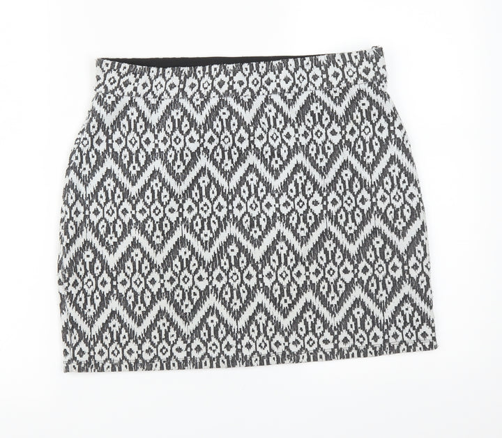 ESMARA Womens Multicoloured Argyle/Diamond  Straight & Pencil Skirt Size M