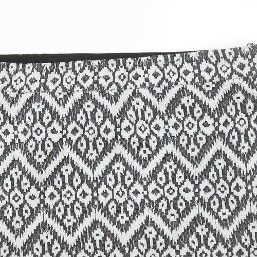 ESMARA Womens Multicoloured Argyle/Diamond  Straight & Pencil Skirt Size M