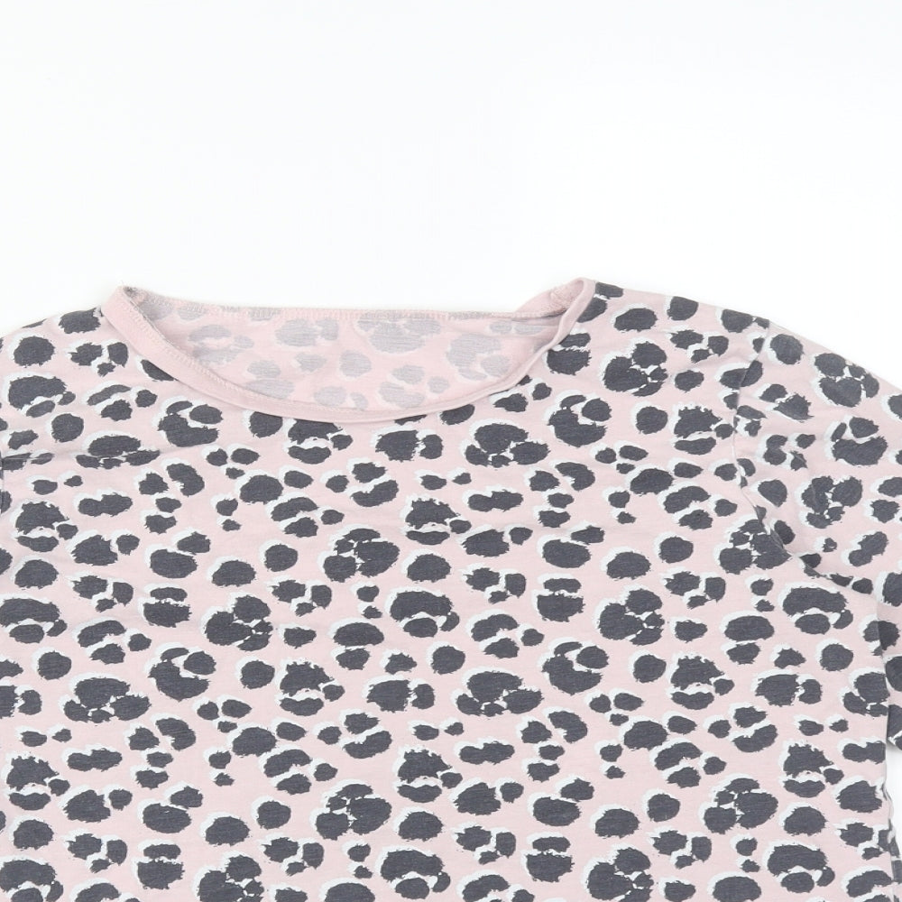 George Girls Multicoloured Animal Print  Basic T-Shirt Size 12-13 Years