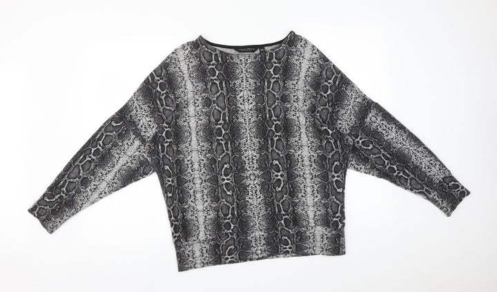 Dorothy Perkins Womens Multicoloured Animal Print  Basic T-Shirt Size 12