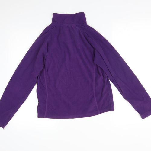 CRANE TRAIL Womens Purple   Full Zip Jumper Size S