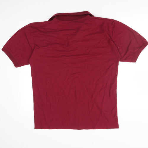 BETTER BASICS Mens Red    Polo Size L