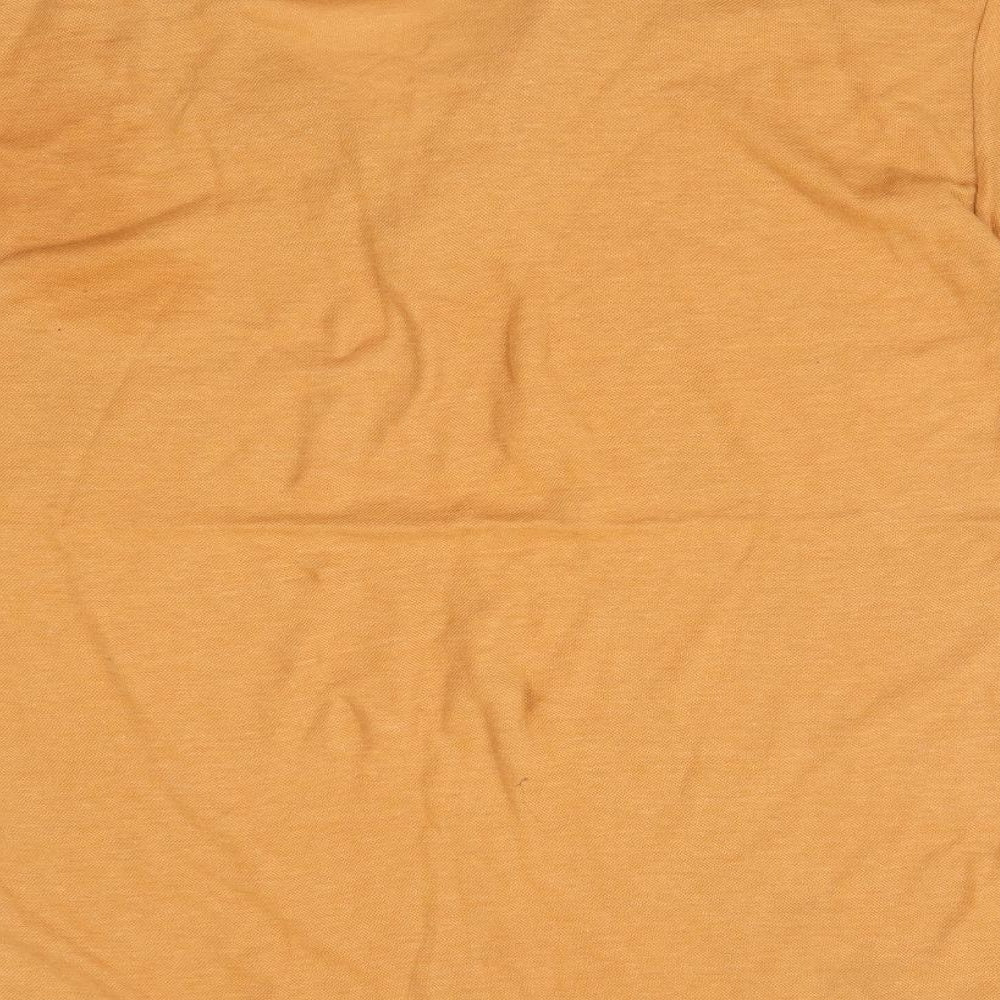 Fellini Mens Orange    Polo Size L