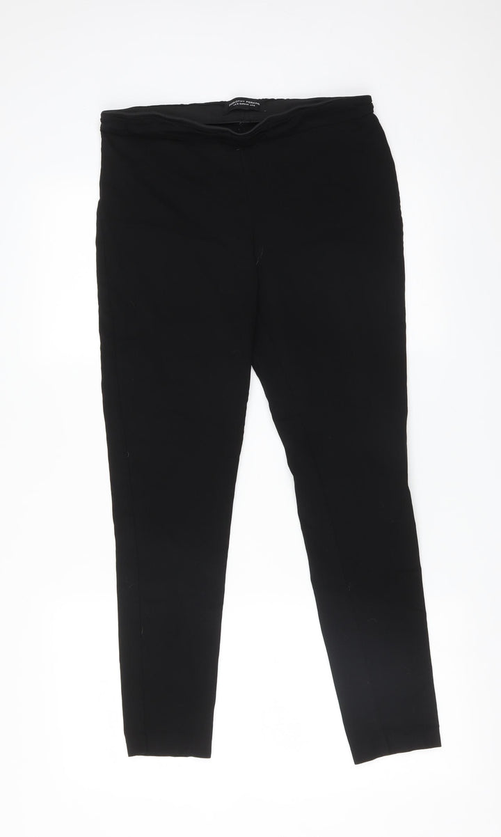 Dorothy Perkins Womens Black   Trousers  Size 14 L25 in