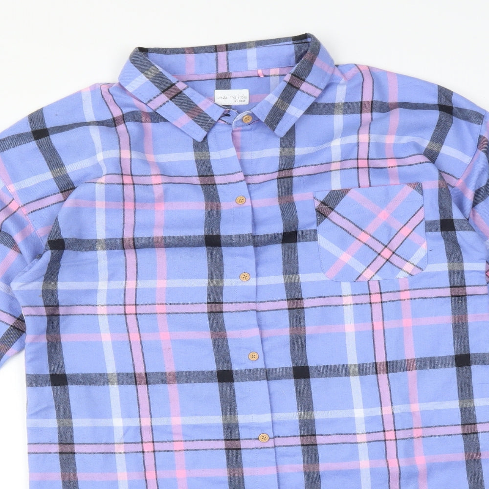 NEXT Girls Pink Check   Nightshirt Size 13 Years