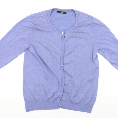 George Womens Blue   Cardigan Jumper Size 14