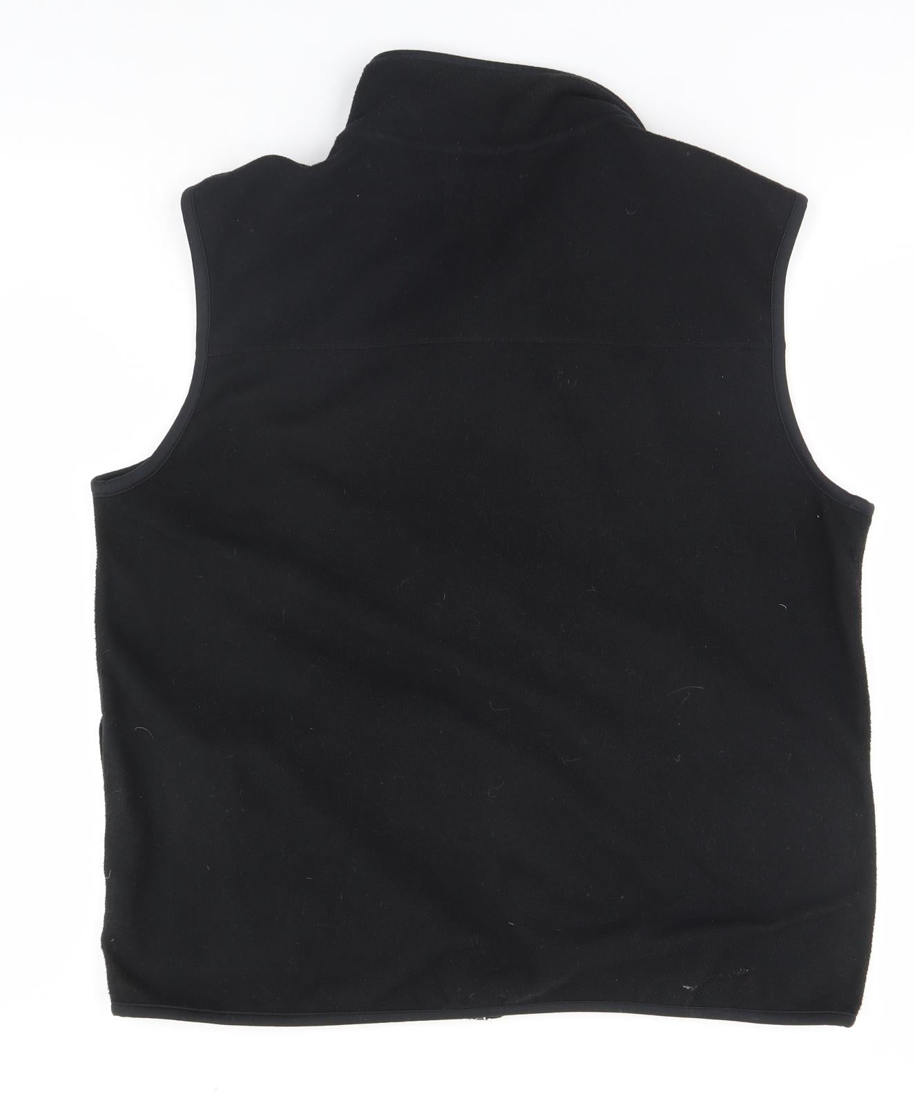 Marks and Spencer Mens Black   Vest Jumper Size M
