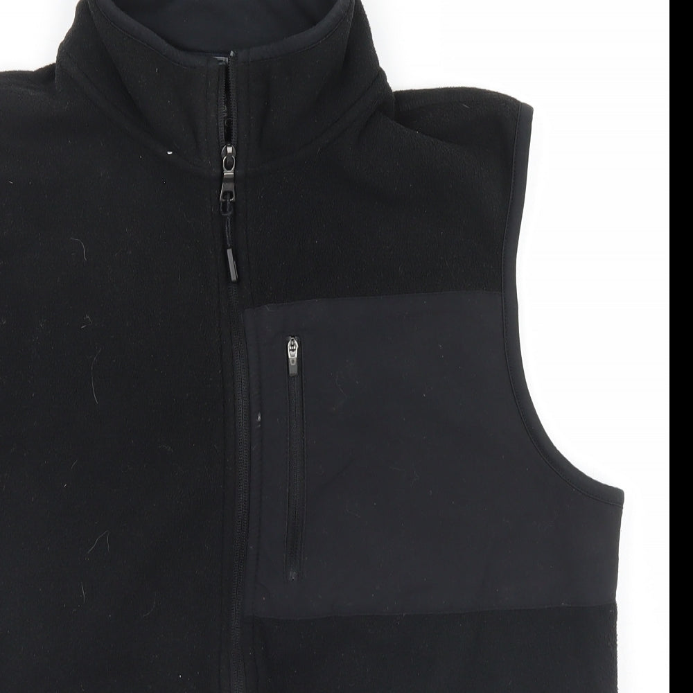 Marks and Spencer Mens Black   Vest Jumper Size M