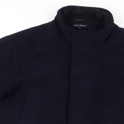 EWM Womens Blue   Overcoat Coat Size L