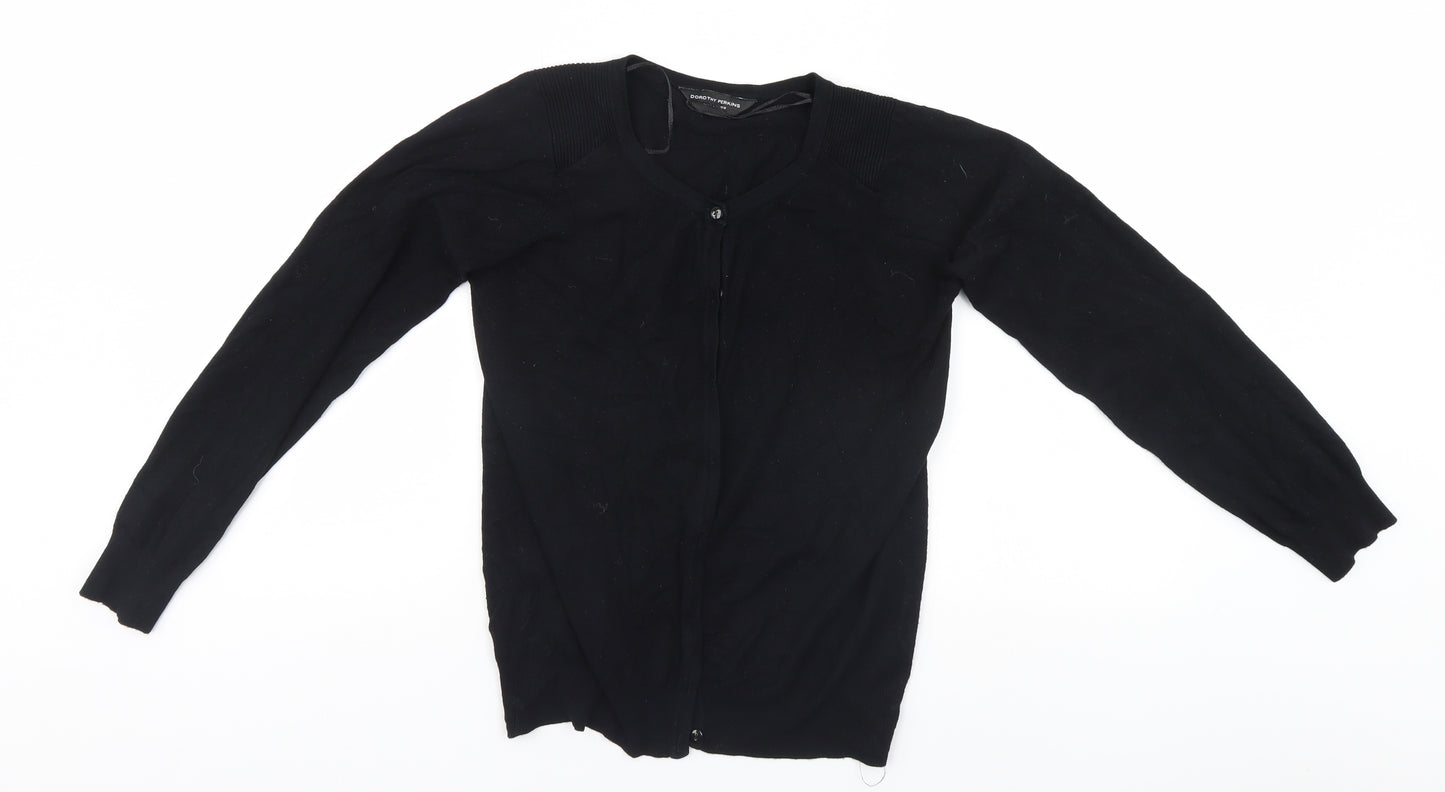 Dorothy Perkins Womens Black   Cardigan Jumper Size 12