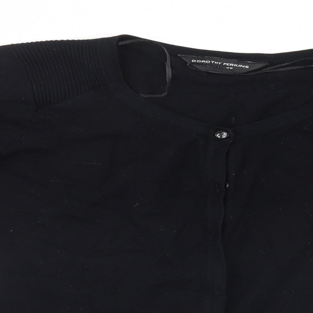 Dorothy Perkins Womens Black   Cardigan Jumper Size 12