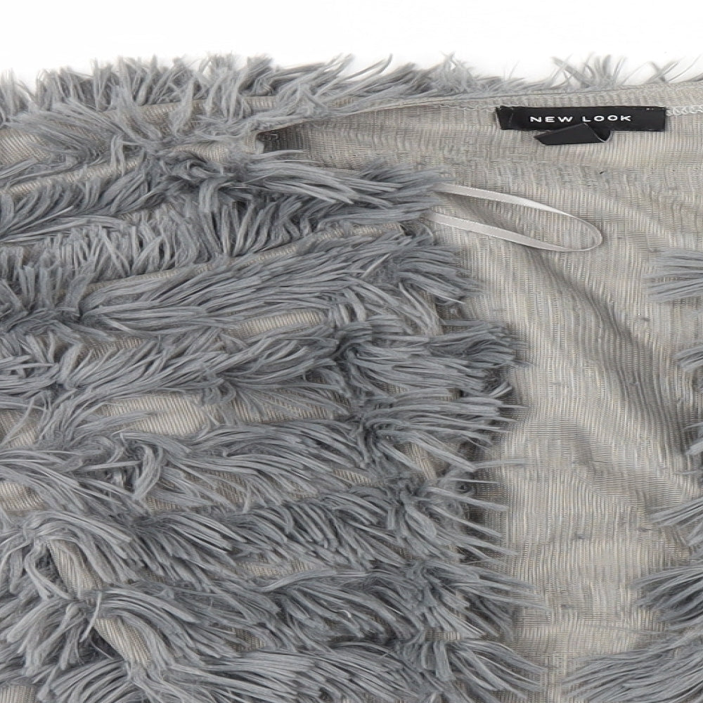 New Look Womens Grey   Cardigan Jumper Size S