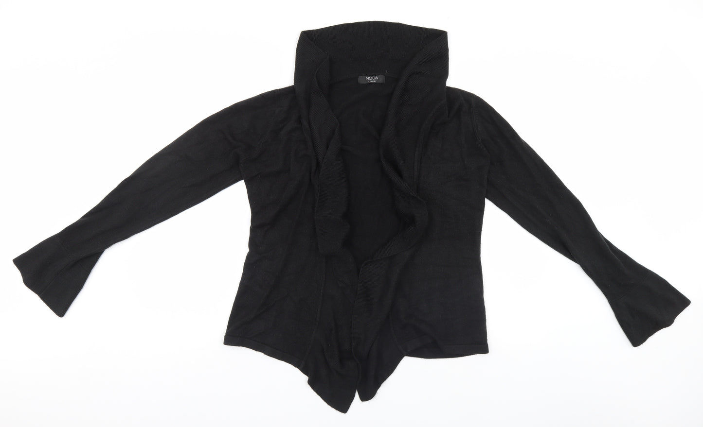 Moda Womens Black   Cardigan Jumper Size 14