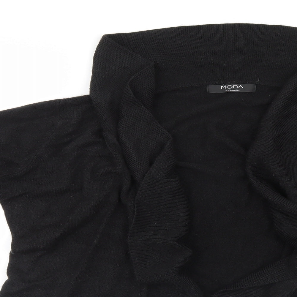 Moda Womens Black   Cardigan Jumper Size 14
