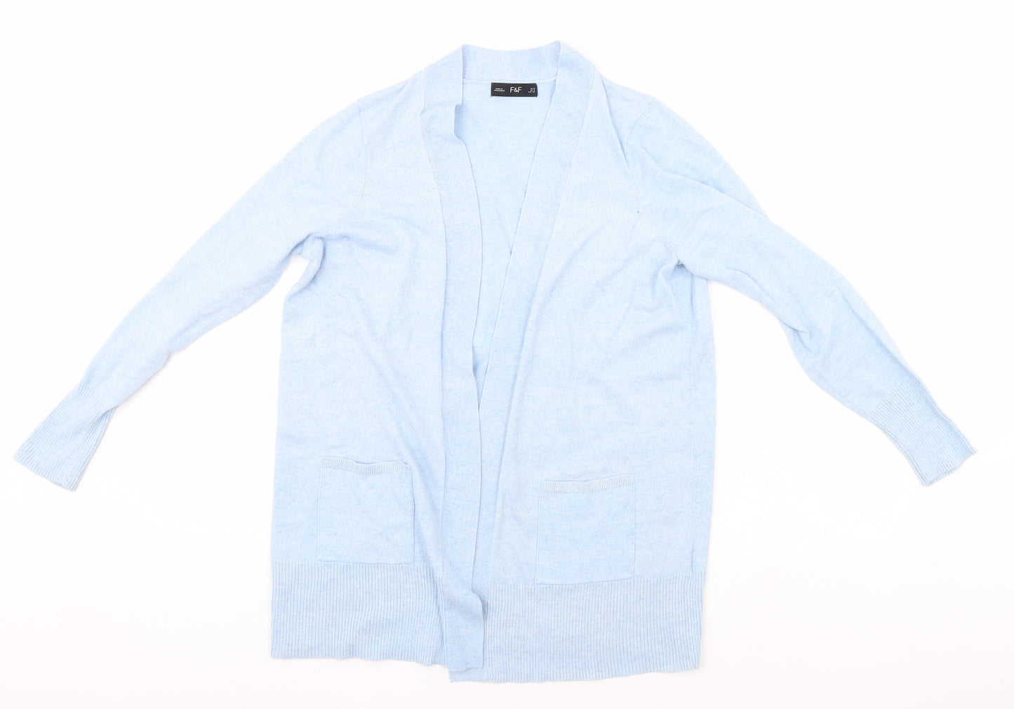 F&F Womens Blue   Cardigan Jumper Size 12